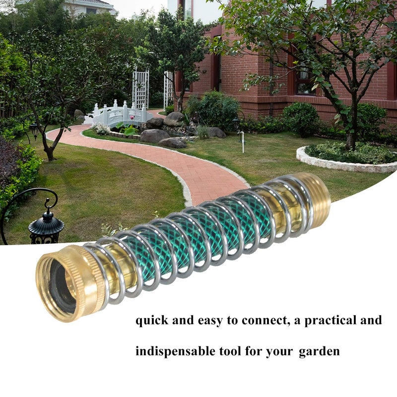 Hourleey Garden Hose Protector, Hose Extension Adapter with Coil Spring, 2 Pack - Image 5